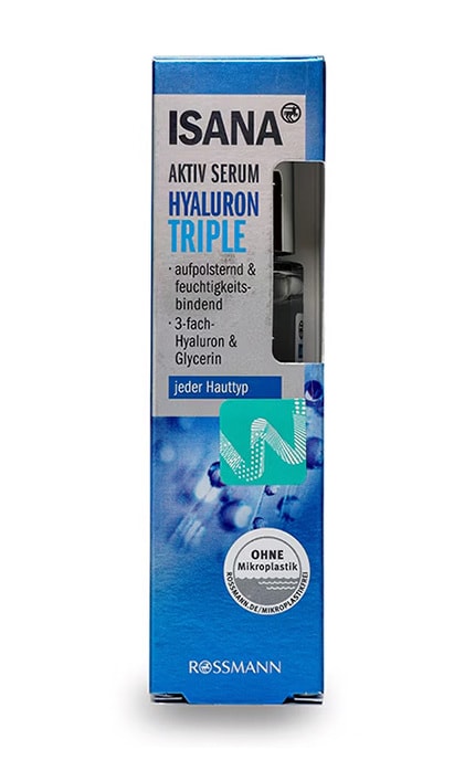 ISANA-Сироватка для обличчя Isana з гіалуроном Активна 30 мл-4305615683058