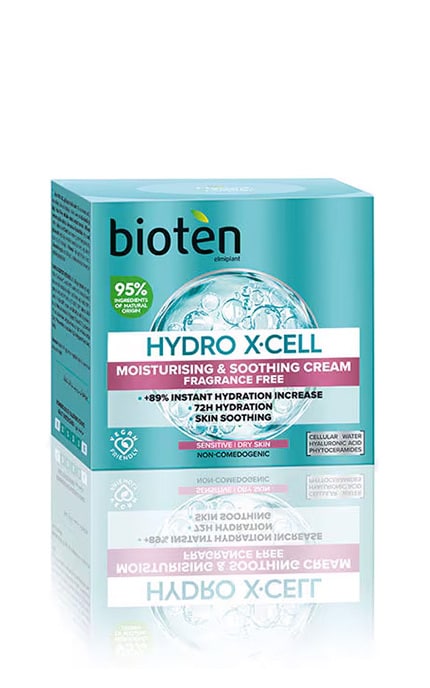 BIOTEN-Крем-гель для лица увлажняющий Bioten Hydro X-Cell для чувствительной и сухой кожи 50 мл-5201314171614