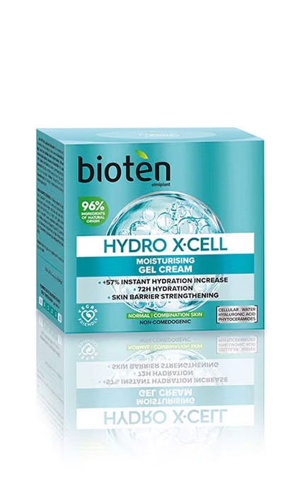 BIOTEN-Крем-гель для лица увлажняющий Bioten Hydro X-Cell для нормальной и комбинированной кожи 50 мл-5201314171591
