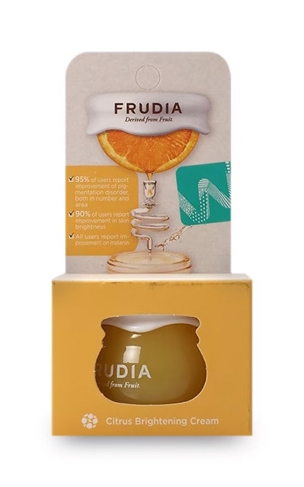 FRUDIA-Крем для обличчя Welcos Frudia Цитрус Освітлюючий 10 г-8803348035107