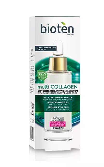BIOTEN-Сироватка для обличчя концентрована антивікова Bioten Multi Collagen 30 мл-5201314119678