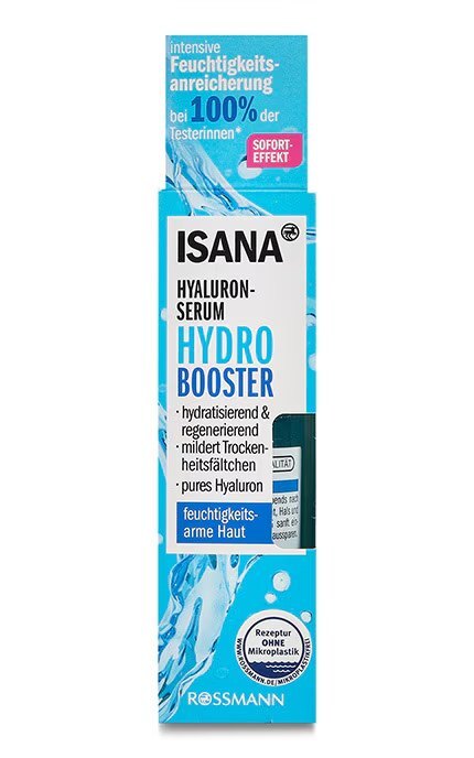 ISANA-Сироватка для обличчя з гіалуроном Isana Hydro Booster 30 мл-4305615838311