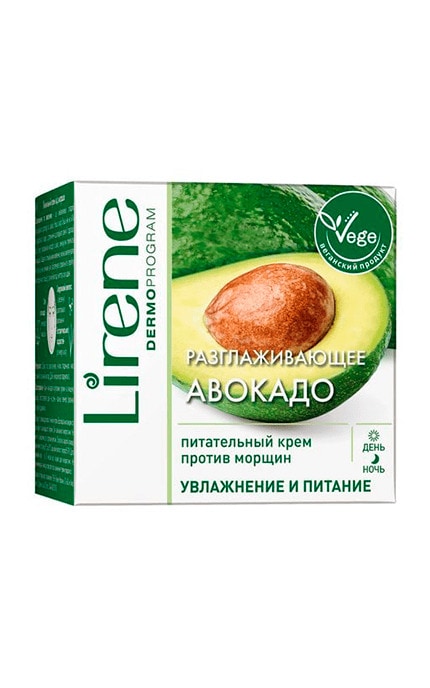 LIRENE-Крем для лица против морщин Lirene Увлажнение и питание 50 мл-5900717079151