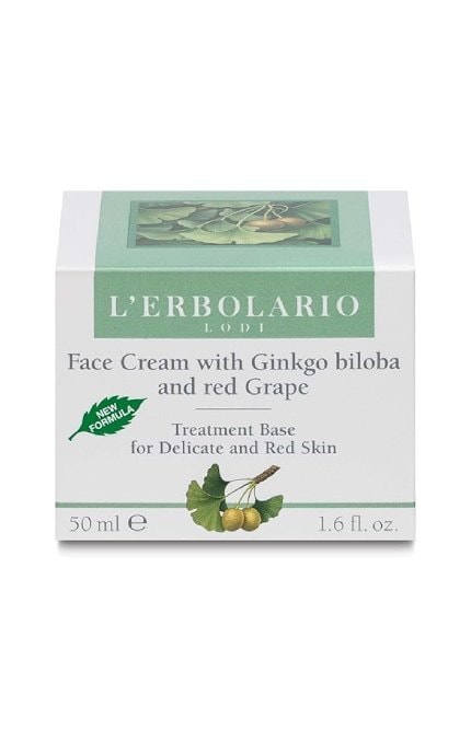 LERBOLARIO-Крем для лица L'erbolario Гинкго Билобы и Черный виноград 50 мл-8022328102909