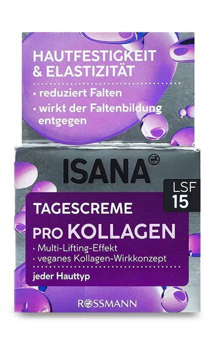 ISANA-Крем дневной для лица Isana Pro-Kollagen 50 мл-4305615835051