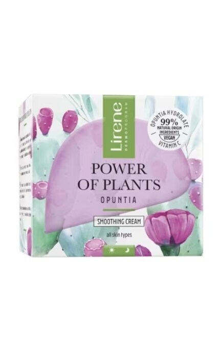 LIRENE-Крем для лица Lirene Power of Plants Разглаживающий с Опунцией 50 мл-5900717077201