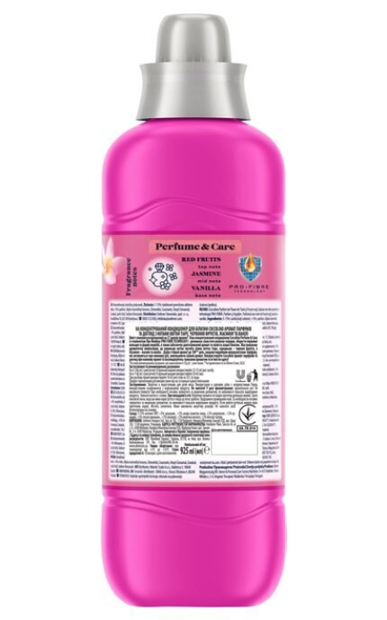 COCCOLINO-Концентрований кондиціонер для білизни Coccolino Perfume & Care Tiare Flower & Red Fruits 925 мл-8720181409653