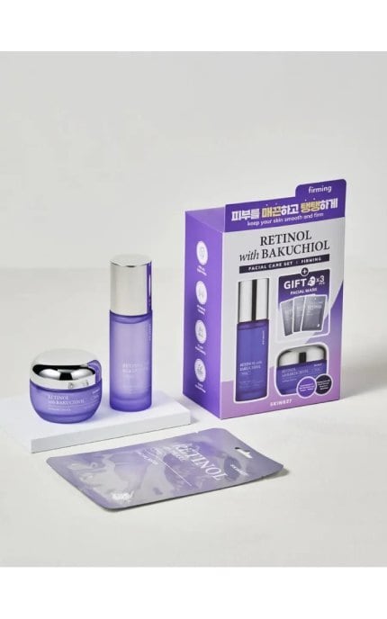 SKIN627-Набір для догляду за обличчям SKIN627 Retinol with Bakuchiol Facial Care Set-8809696984753