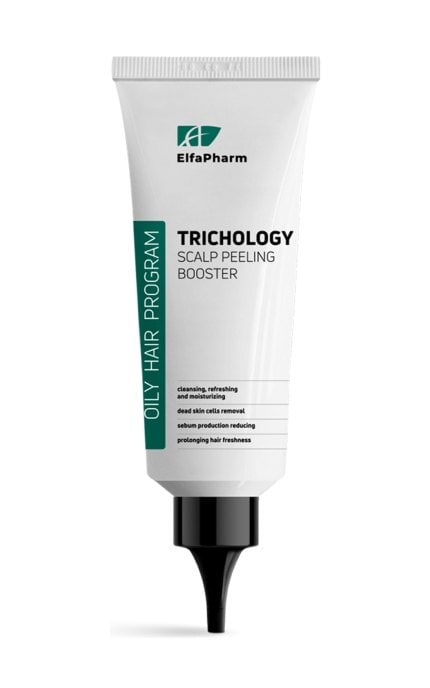 OILY HAIR-Пилинг-бустер для кожи головы Elfa Pharm Oily Hair трихологический 100 мл-5901845509916