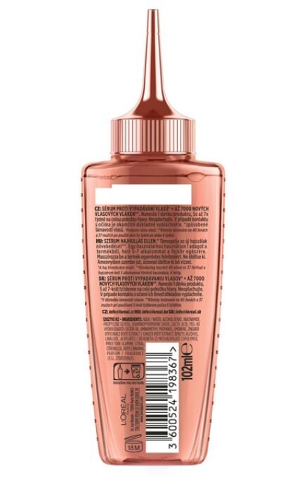 ELSEVE-Сироватка L'Oreal Paris Elseve Growth Booster для боротьби з випадінням та ламкістю волосся 102 мл-3600524198367