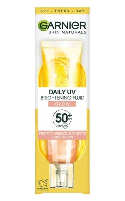 SKIN NATURAL-Сонцезахисний денний флюїд Garnier Skin Naturals з Вітаміном С SPF50+ 40 мл -3600542573023