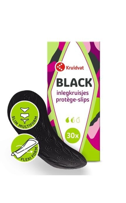 KRUIDVAT-Прокладки щоденні Kruidvat Flex чорні 30 шт-8719179222404