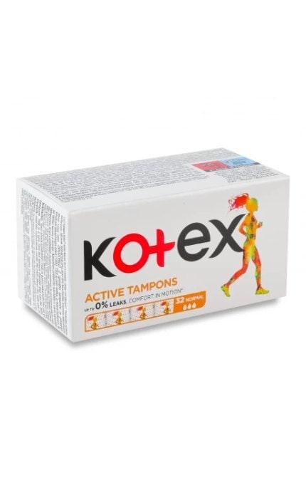 KOTEX-Тампони Kotex Active Normal 32 шт-5029053586007