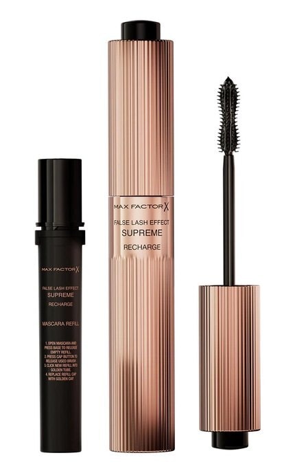 MAX FACTOR-Тушь для ресниц Max Factor False Lash Effect Supreme Recharge Эффект накладных ресниц 001 Black 9 мл + футляр-3616305977069
