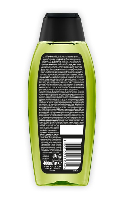 FA-Гель для душа Fa Men Sport Вибух енергії 400 мл-9000100781374