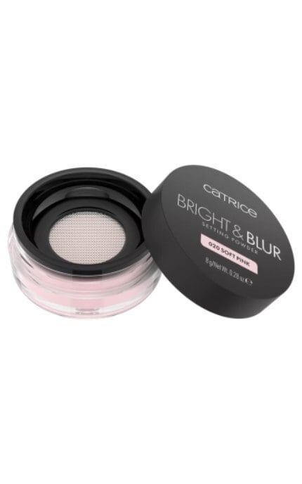 CATRICE-Рассыпчатая пудра для лица Catrice Bright & Blur Setting Powder 020 Soft Pink 8 г-4059729548177