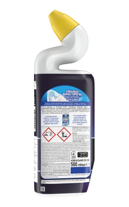 DUCK-Засіб для унітазу Туалетне Каченя Супер Сила Видимий ефект 500 мл-4823002004199