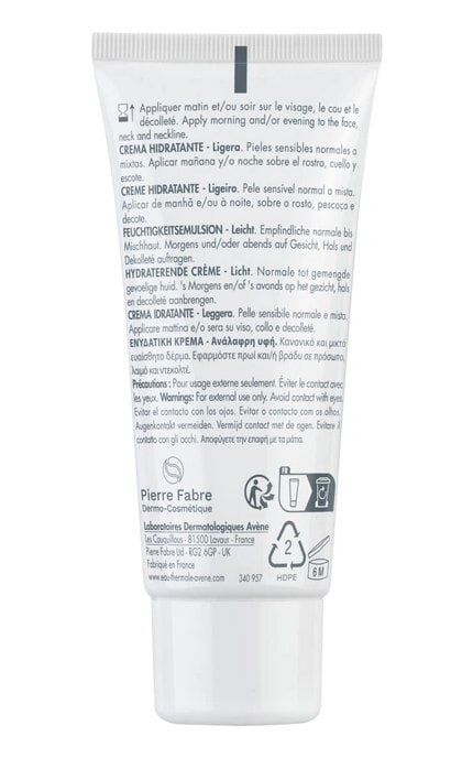 AVENE-Крем для лица Avene Hydrance Light Увлажняющий 40 мл -3282770399905