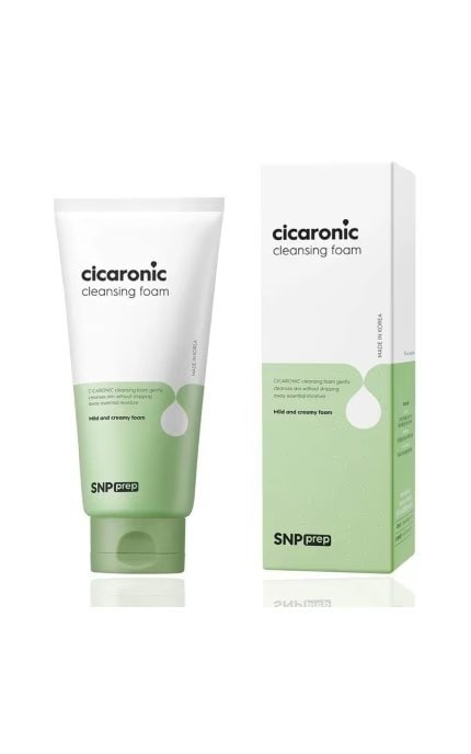 SNP-Пінка для обличчя SNP Prep Cicaronic Cleansing Foam Очищувальна 180 мл-8809550648685
