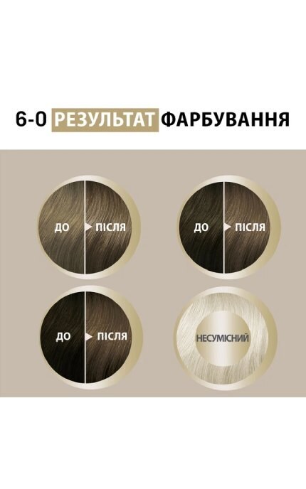 CREME SUPREME-Фарба для волосся Schwarzkopf Professional Creme Supreme 6-0 Натуральний Темно-Русявий 60 мл-9000101745962