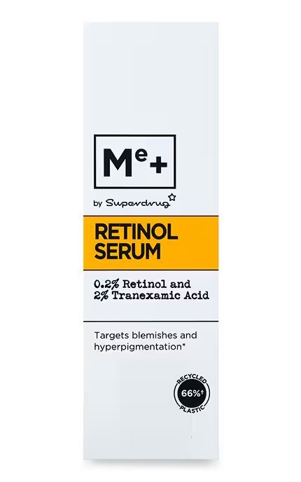 ME+-Сироватка з ретинолом та транексамовою кислотою для обличчя Superdrug Me+ 30 мл-8201416