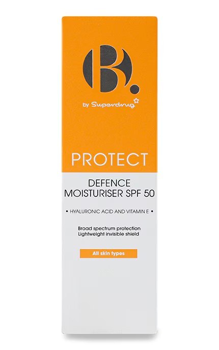 B.-Крем для обличчя захисний з вітаміном Е та гіалуроновою кислотою SPF 50 Superdrug Protect 75 мл-8131850