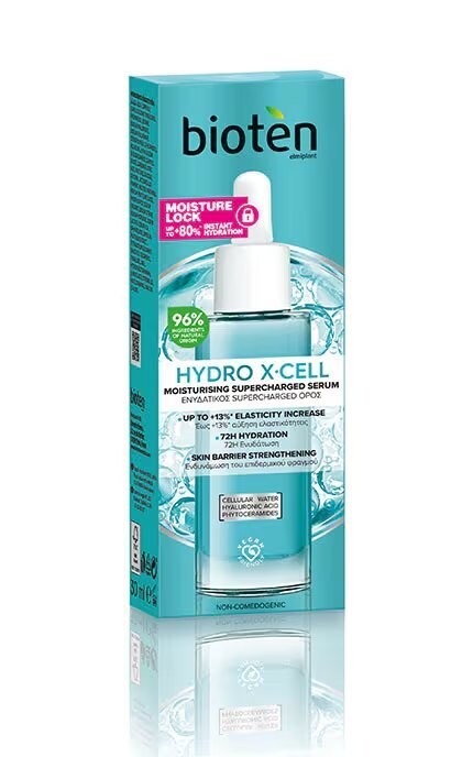 BIOTEN-Сыворотка для лица увлажняющая Bioten Hydro X-Cell для всех типов кожи 30 мл-5201314171638