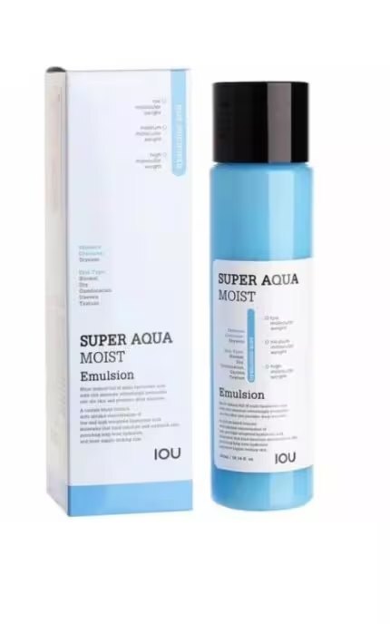 WELCOS KWAILNARA-Эмульсия увлажняющая WELCOS IOU Super Aqua Moist Emulsion для лица 300 мл-8803348022770