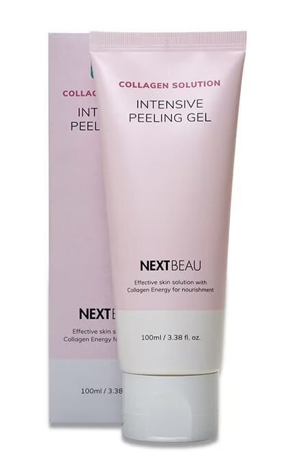 NEXTBEAU-Гель-пілінг для обличчя Nextbeau Collagen 100 мл-8809696981226