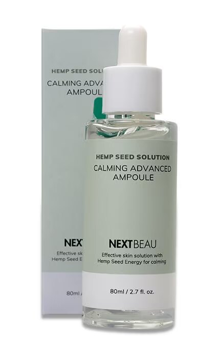 NEXTBEAU-Сироватка заспокійлива для обличчя Nextbeau Hemp seed 80 мл-8809696981073