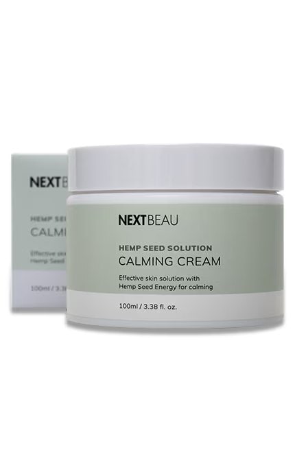 NEXTBEAU-Крем для обличчя заспокійливий Nextbeau Hemp seed 100 мл-8809696981097