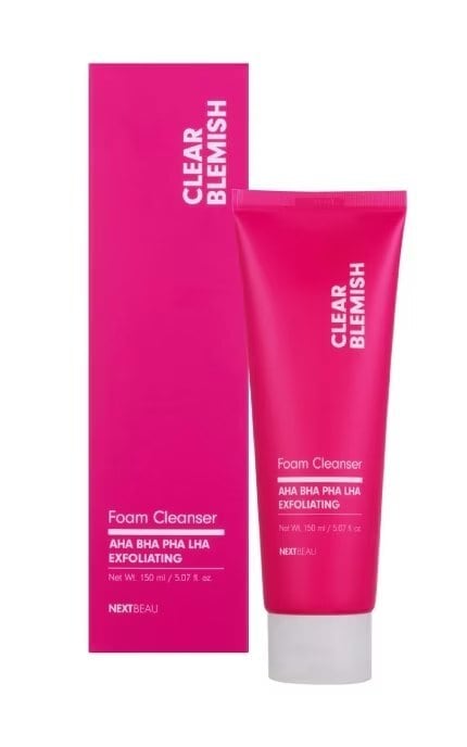 NEXTBEAU-Пінка для вмивання Nextbeau Clear Blemish 150 мл-8809696983701