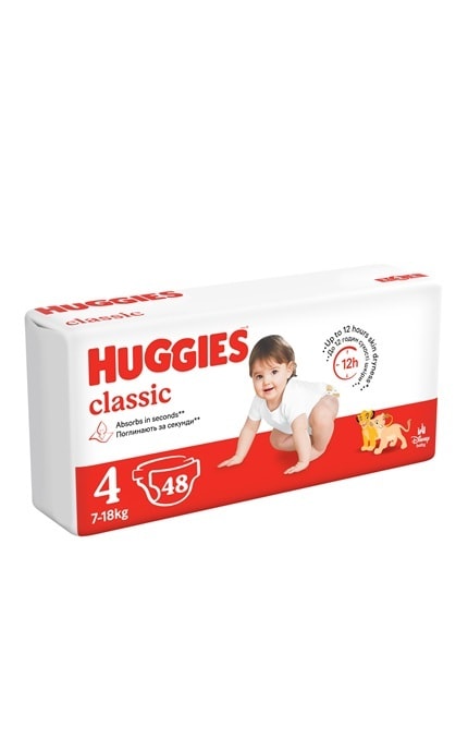 HUGGIES-Підгузки Huggies Classic 4 7-18 кг Jumbo 48 шт-5029053586335