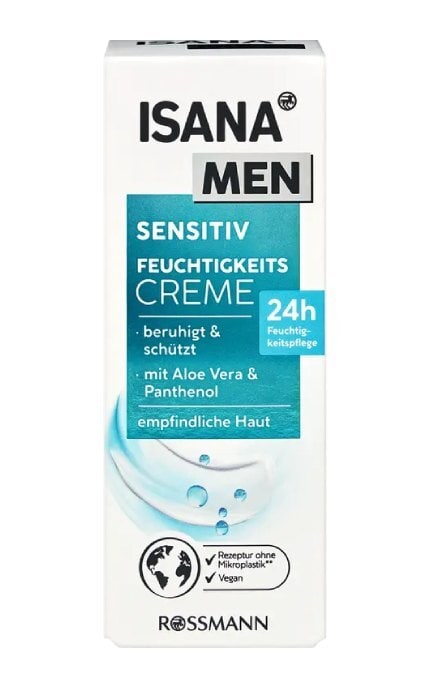 ISANA MEN-Крем для обличчя Isana для чоловіків 75 мл-4305615765105