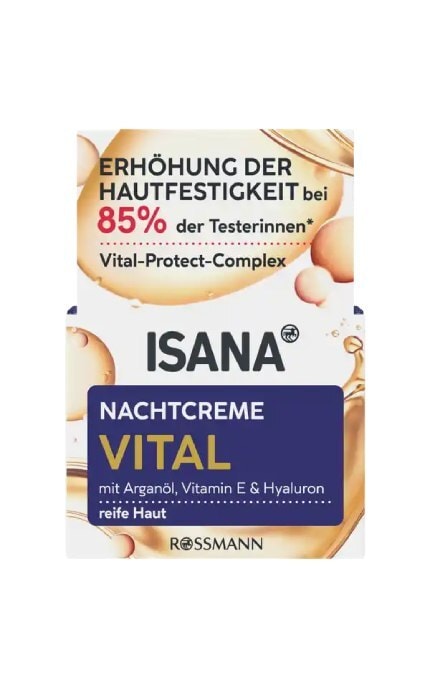 ISANA-Нічний крем для обличчя Isana Vital для потреб зрілої шкіри -4305615482132