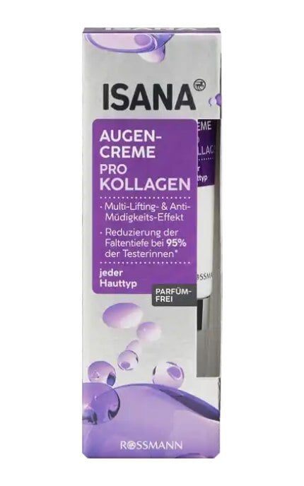 ISANA-Крем для догляду за шкірою навколо очей Isana Pro-Kollagen 15 мл-4305615835082