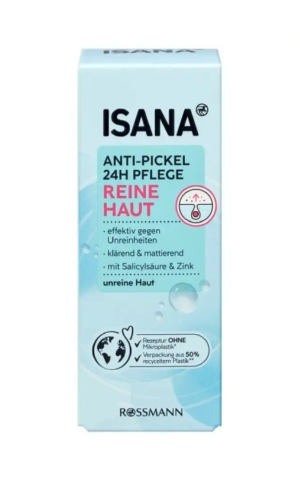 ISANA-Крем для лица антибактериальный Isana для проблемной кожи 50 мл-4047196058268