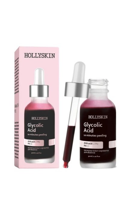 HOLLISKIN-Кислотная пилинг-сыворотка для лица Hollyskin Glycolic Acid 30 мл-4820200411057