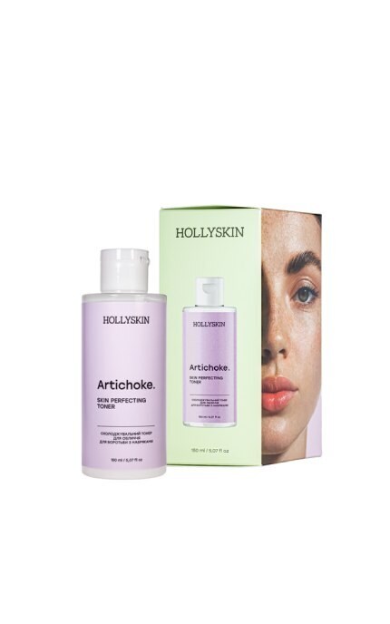 HOLLISKIN-Охлаждающий тонер для лица HOLLYSKIN Artichoke Skin Rerfecting для борьбы с отеками 150 мл-4823109701878
