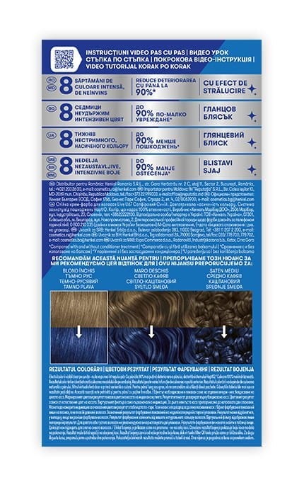 --Стойкая крем-краска для волос Schwarzkopf LIVE Urban Metallics U67 Сапфировый Синий-9000101772043