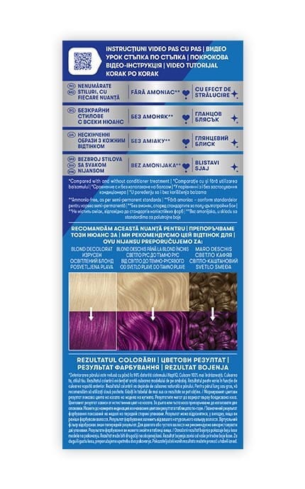 --Напів-стійка крем-фарба для волосся Schwarzkopf LIVE Ultra Brights Purple Punk  094 Фіолетовий Панк-9000101069181