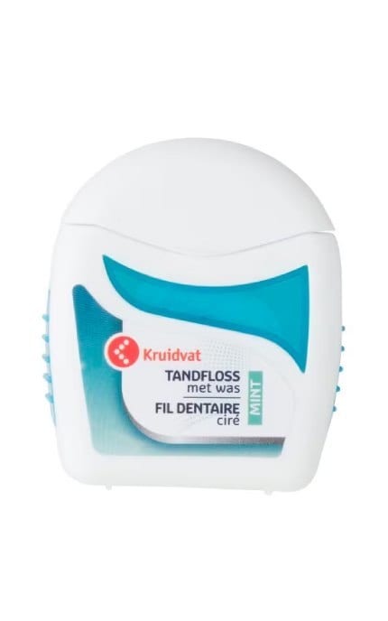 KRUIDVAT-Зубная нить Kruidvat с мятным вкусом 1 шт-8719179205155