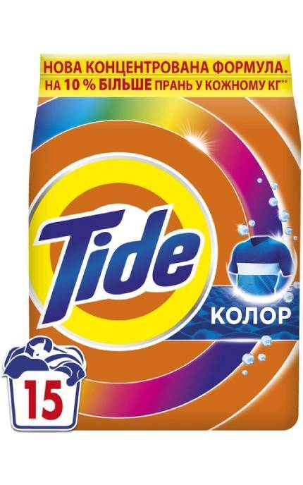 TIDE-Пральний порошок Tide Color 15 циклів 2.1 кг-8006530172301