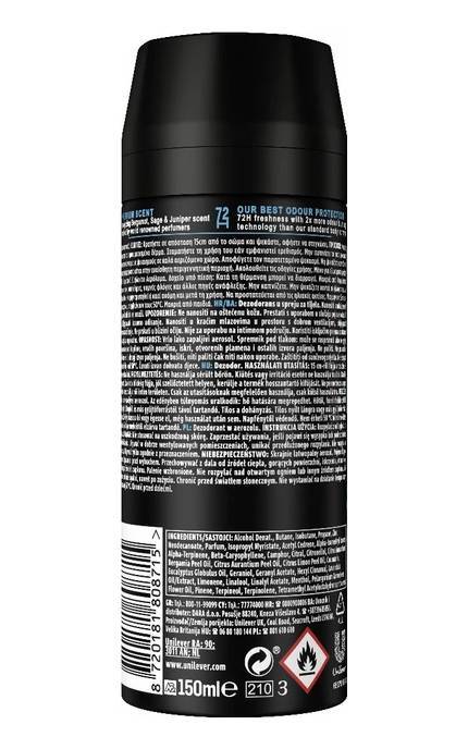 AXE-Аерозольний дезодорант Axe Fine Fragrance Aqua Bergamot 150 мл-8720181808715