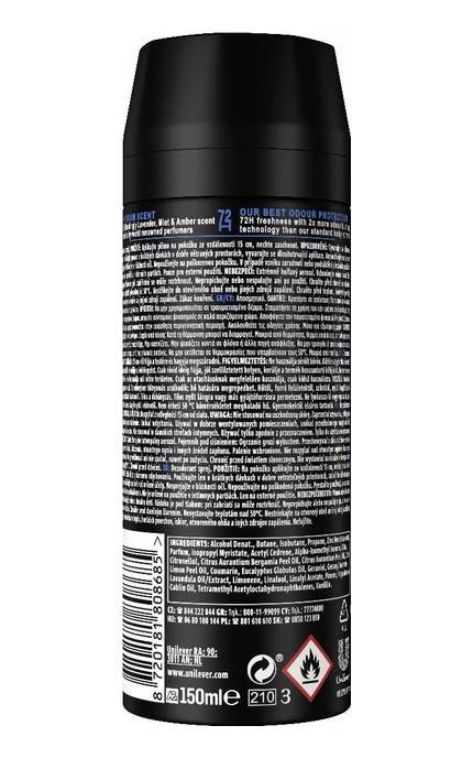 AXE-Аерозольний дезодорант Axe Fine Fragrance Blue Lavender 150 мл-8720181808685