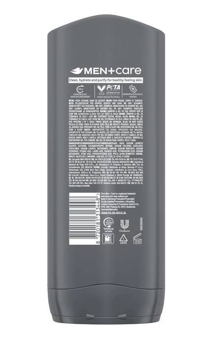 --Гель для душа Dove Men+Care Чистота и комфорт 400 мл-8720181313448