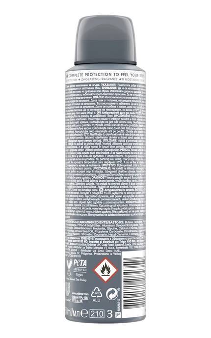 --Дезодорант-спрей Dove Men+Care Невидимая сухость 72 часа 150 мл-8720181284359