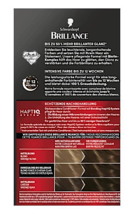 BRILLANCE-Фарба для волосся Brillance Baseline 862 Natural Brown 170 мл-4015100875195
