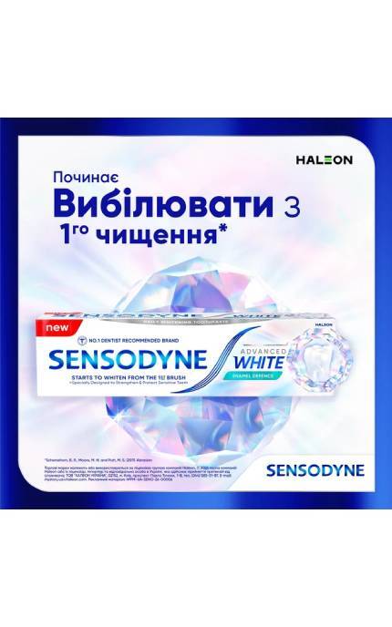 SENSODYNE-Зубная паста Sensodyne Усовершенствованное отбеливание Защита эмали 75 мл-5054563287281