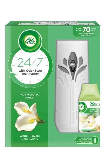 AIR WICK-Автоматический аэрозольный освежитель воздуха Air Wick Freshmatic Райские цветы 1 шт-5900627073591